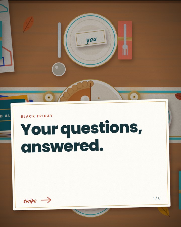 Slide 1: Carousel · Your questions, answered (the sale FAQ)