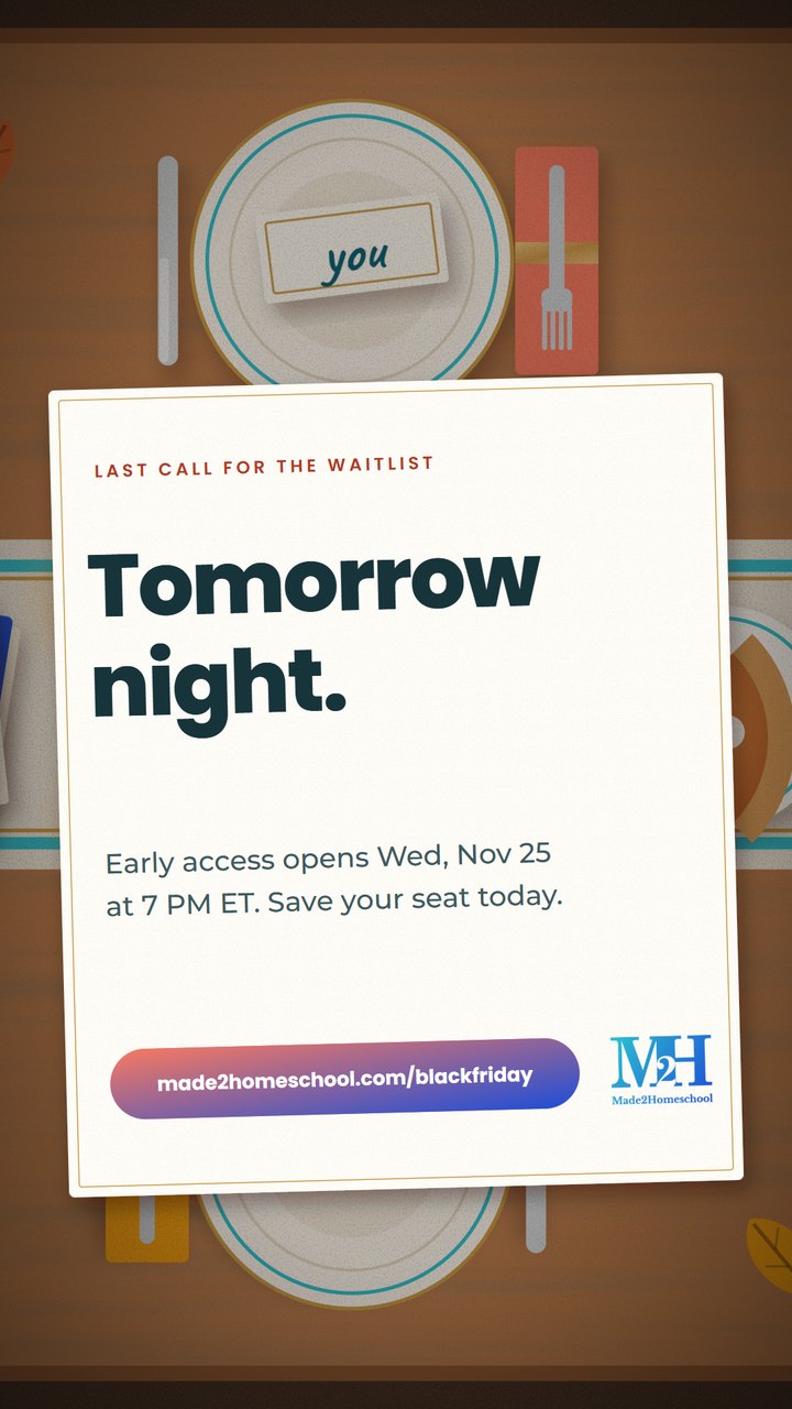 Tomorrow night: Countdown and last-call stories · Nov 20 to Nov 25 (no discount shown)