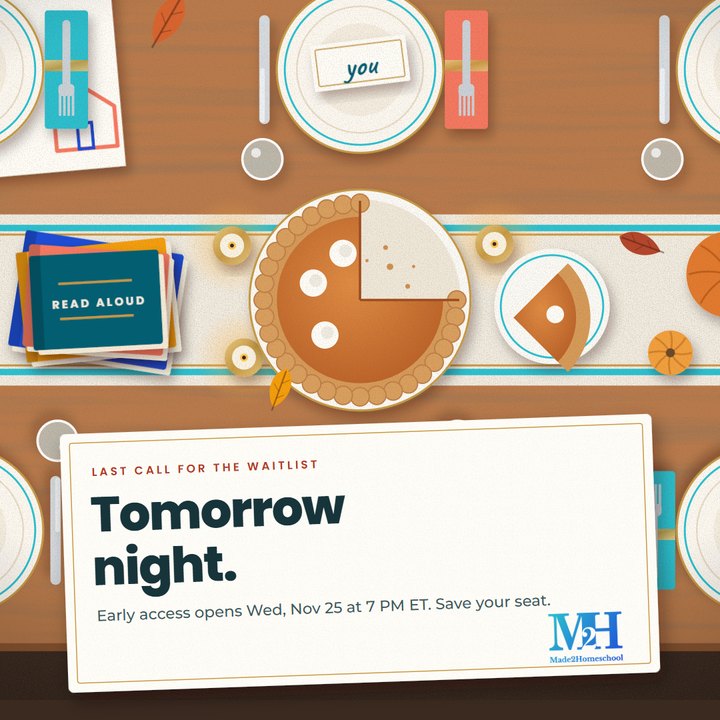 Last call square: Countdown and last-call stories · Nov 20 to Nov 25 (no discount shown)